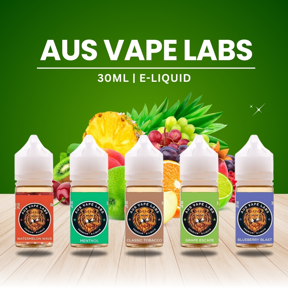 AUS VAPE LABS 30ml ELiquid AUS VAPE LABS 30ml E-Liquid Bottle