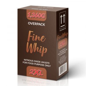 FineWhip 2XL 1360g Cream Chargers - 2.2L Nang Tanks 1 FineWhip 2XL 1.360g Cream Chargers – 2.2L Nang Tanks carton
