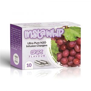 InstaWhip Ultra Pure N2O Infusion Chargers - 10 Pcs 2 InstaWhip Grape Ultra Pure N2O Infusion Chargers 10 Pcs