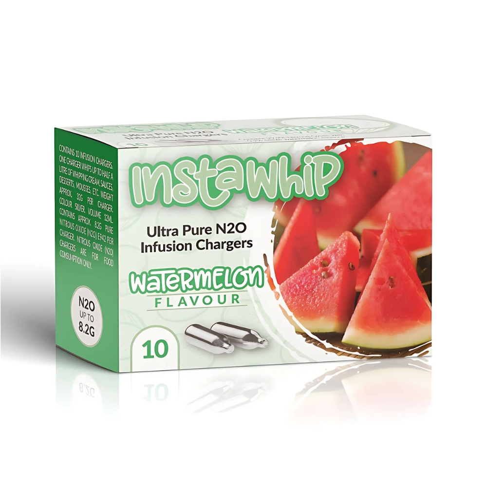 InstaWhip Watermelon Ultra Pure N2O Infusion Chargers - 10 Pcs InstaWhip Watermelon Ultra Pure N2O Infusion Chargers 10 Pcs