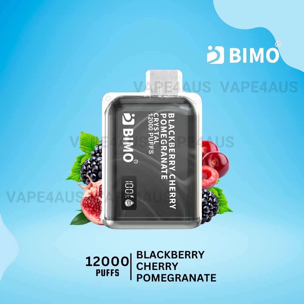 BIMO Crystal 12000 Puffs Blackberry Cherry Pomegranate BIMO Crystal 12000 Puffs Blackberry Cherry Pomegranate