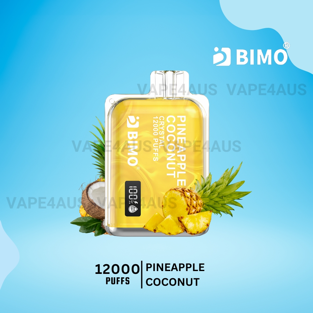 BIMO Crystal 12000 Puffs Pineapple Coconut BIMO Crystal 12000 Puffs Pineapple Coconut