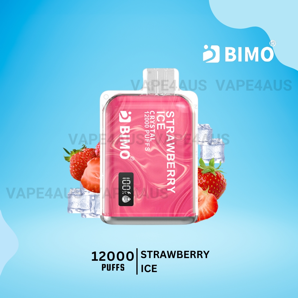 BIMO Crystal 12000 Puffs Strawberry Ice BIMO Crystal 12000 Puffs Strawberry Ice