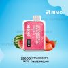 BIMO Crystal 12000 Puffs Strawberry Watermelon 1 BIMO Crystal 12000 Puffs Strawberry Watermelon