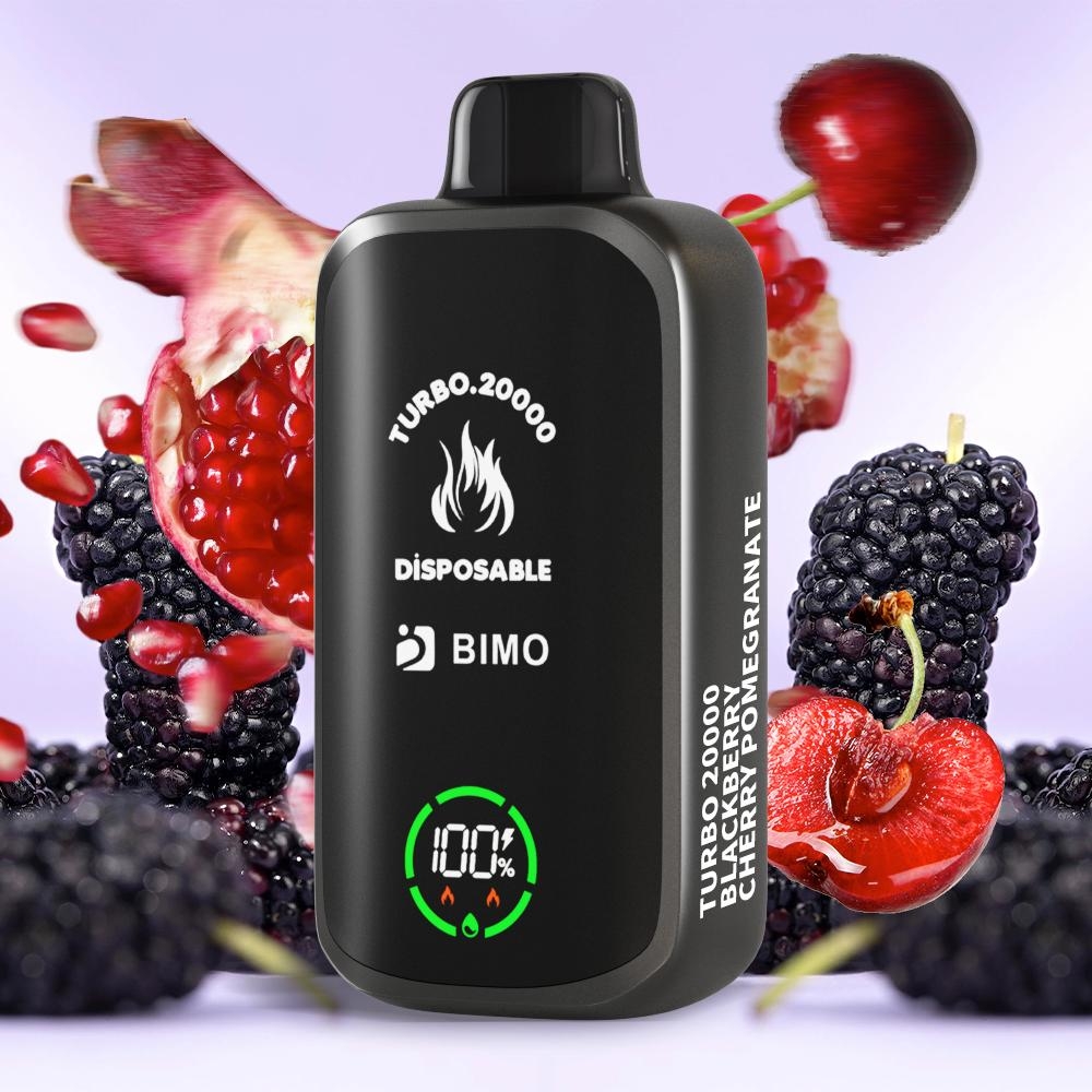 BIMO Turbo 20000 Puffs Blackberry Cherry Pomegranate BIMO Turbo 20000 Puffs Blackberry Cherry Pomegranate