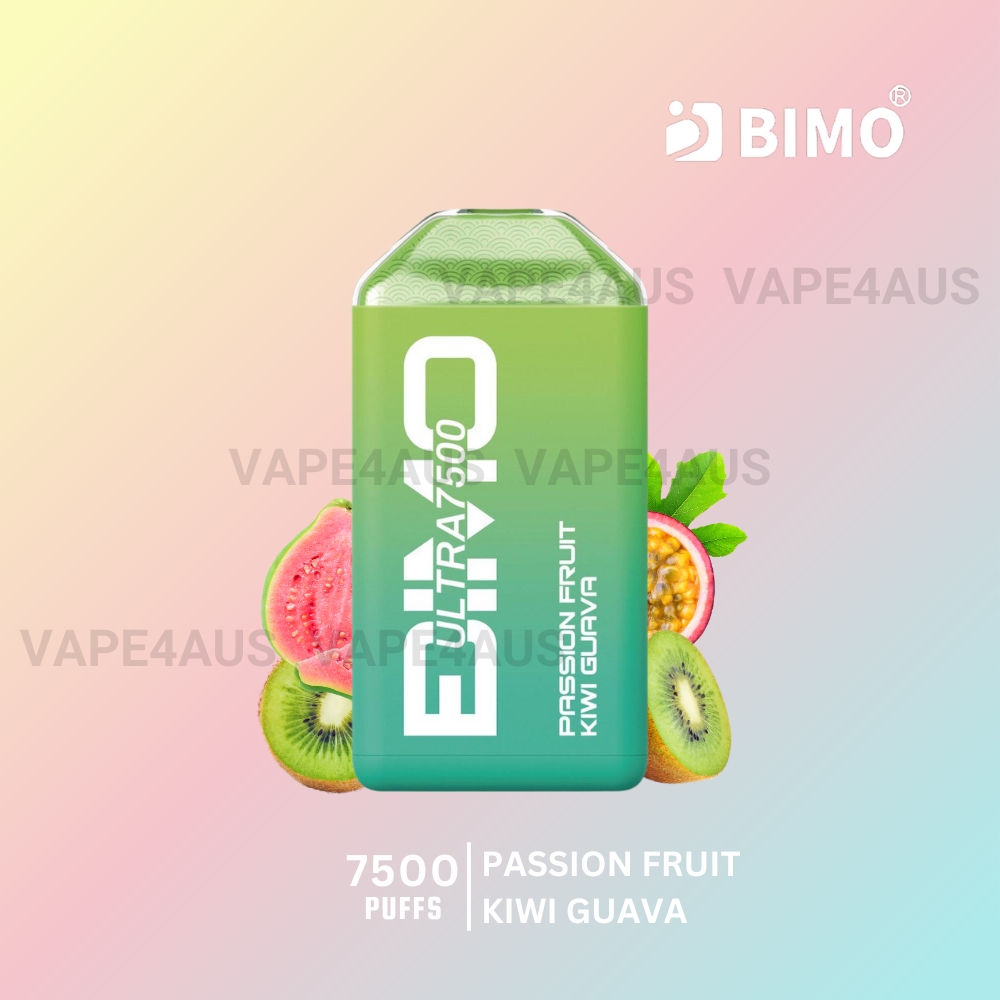 BIMO Ultra 7500 Puffs Passion Fruit Kiwi Guava BIMO Ultra 7500 Puffs Passion Fruit Kiwi Guava