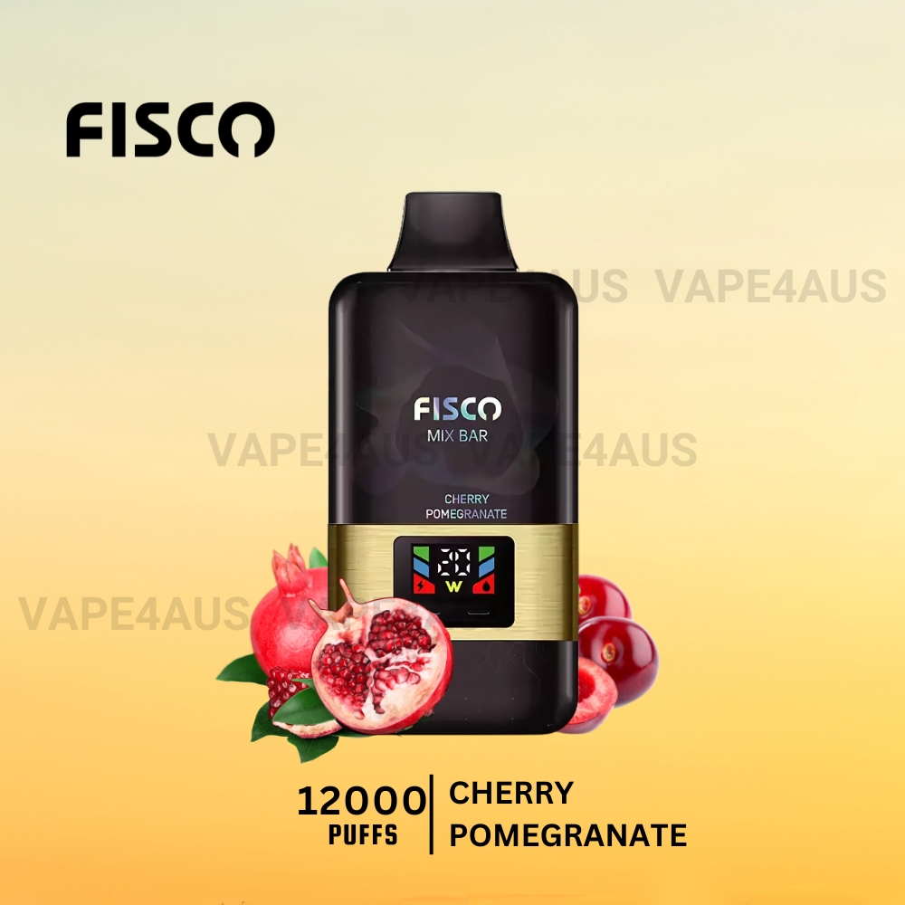 FISCO Mix Bar 12000 Puffs Cherry Pomegranate FISCO Mix Bar 12000 Puffs Cherry Pomegranate