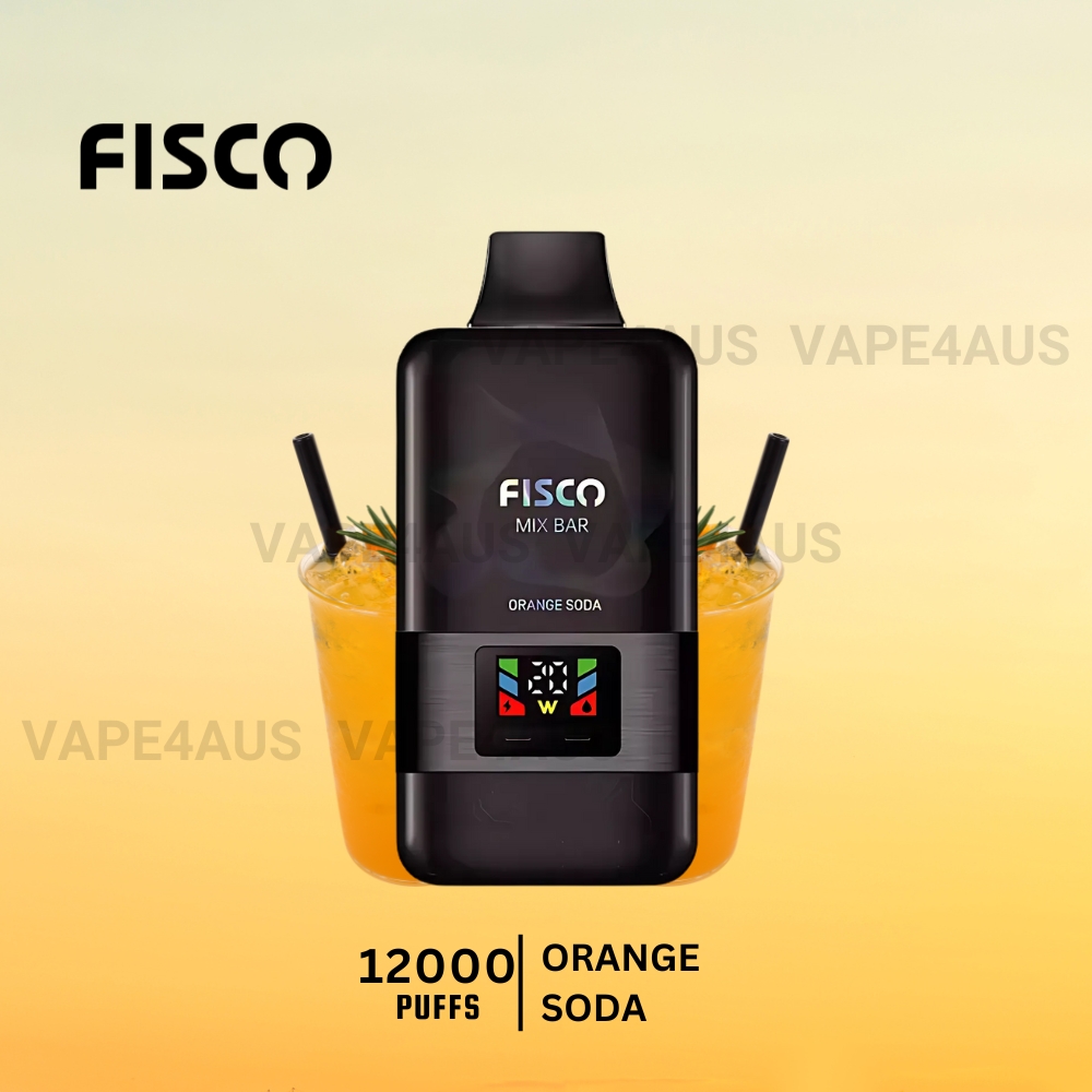 FISCO Mix Bar 12000 Puffs Orange Soda FISCO Mix Bar 12000 Puffs Orange Soda