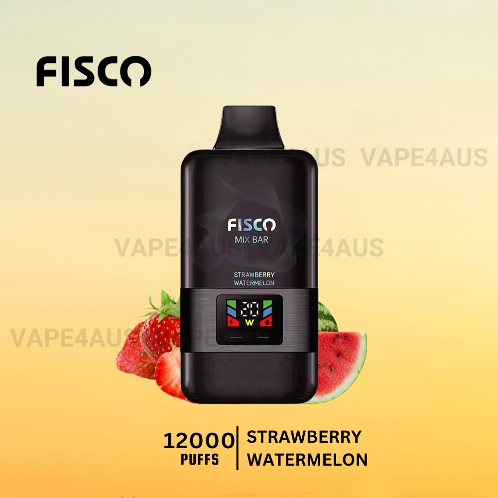 FISCO Mix Bar 12000 Puffs Strawberry Watermelon FISCO Mix Bar 12000 Puffs Strawberry Watermelon