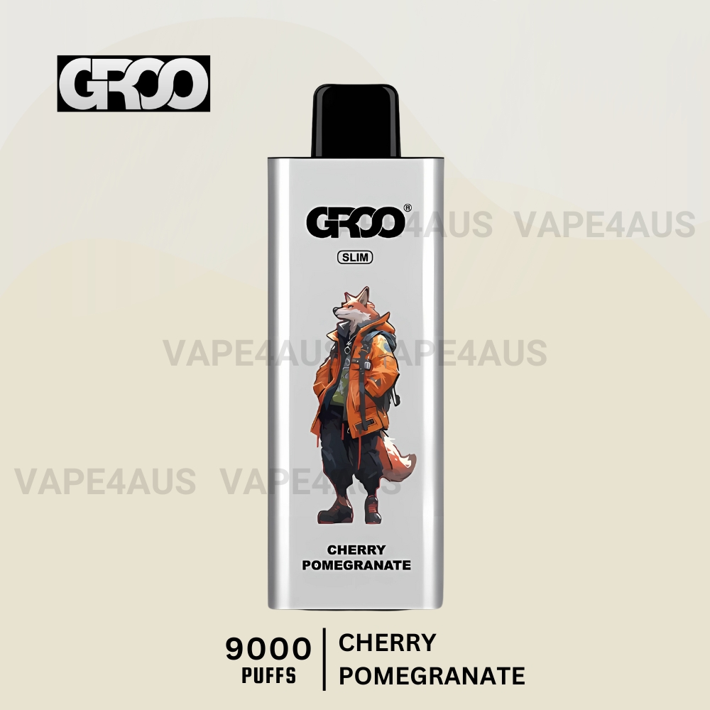 GROO Slim 9000 Puffs Cherry Pomegranate GROO Slim 9000 Puffs Cherry Pomegranate