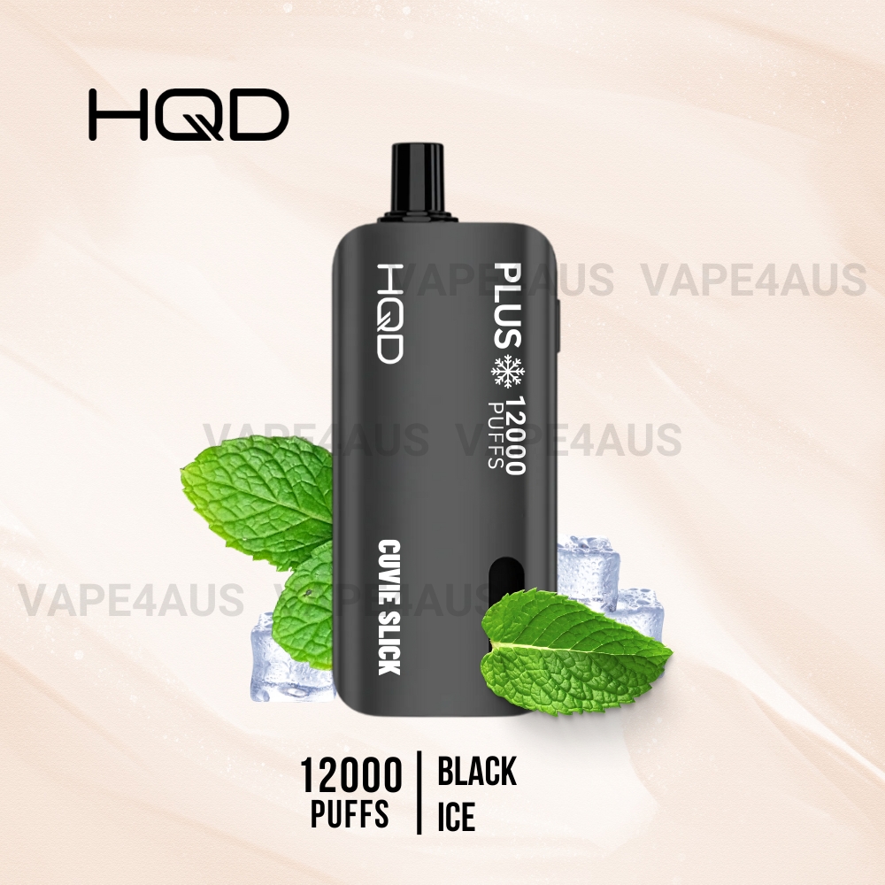 HQD Cuvie Slick Plus 12000 Puffs Black Ice HQD Cuvie Slick Plus 12000 Puffs Black Ice