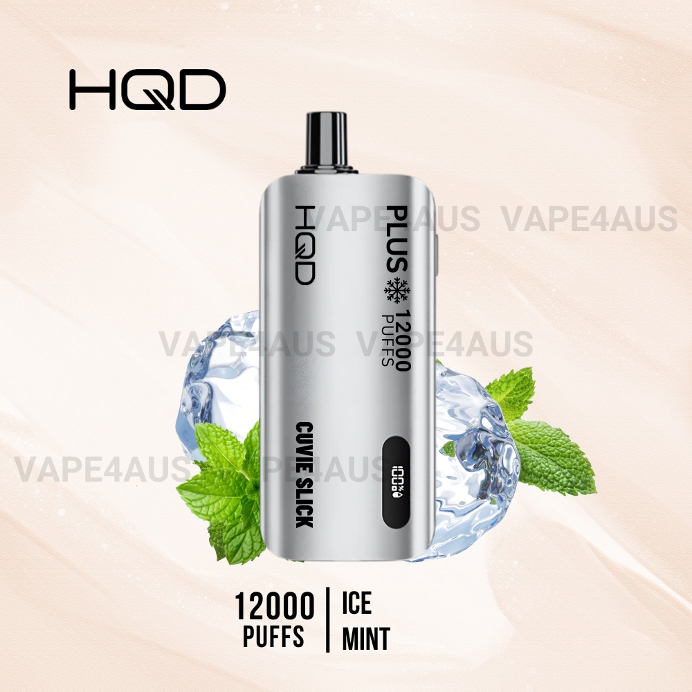 HQD Cuvie Slick Plus 12000 Puffs Ice Mint HQD Cuvie Slick Plus 12000 Puffs Ice Mint