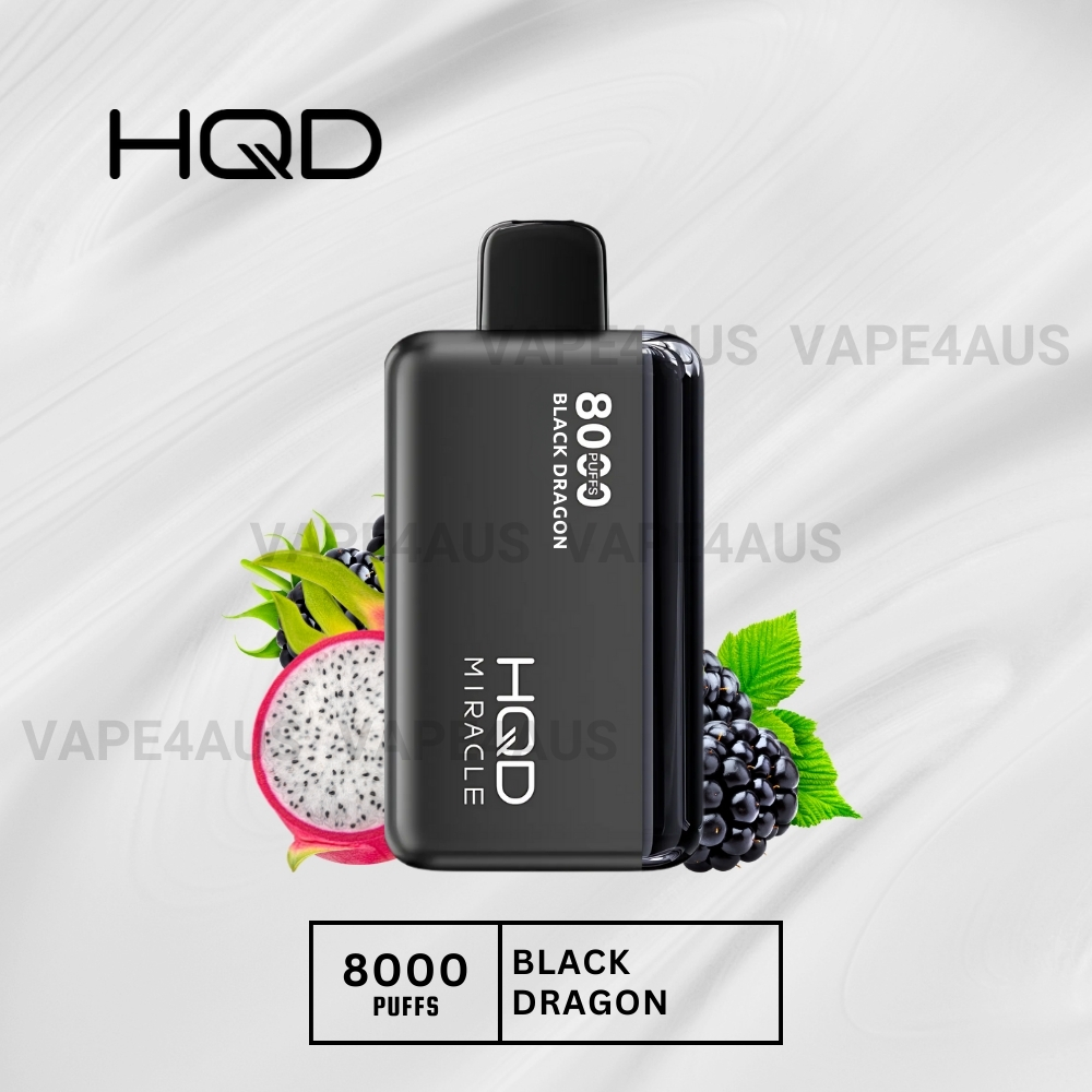 HQD Miracle 8000 Puffs Black Dragon HQD Miracle 8000 Puffs Black Dragon