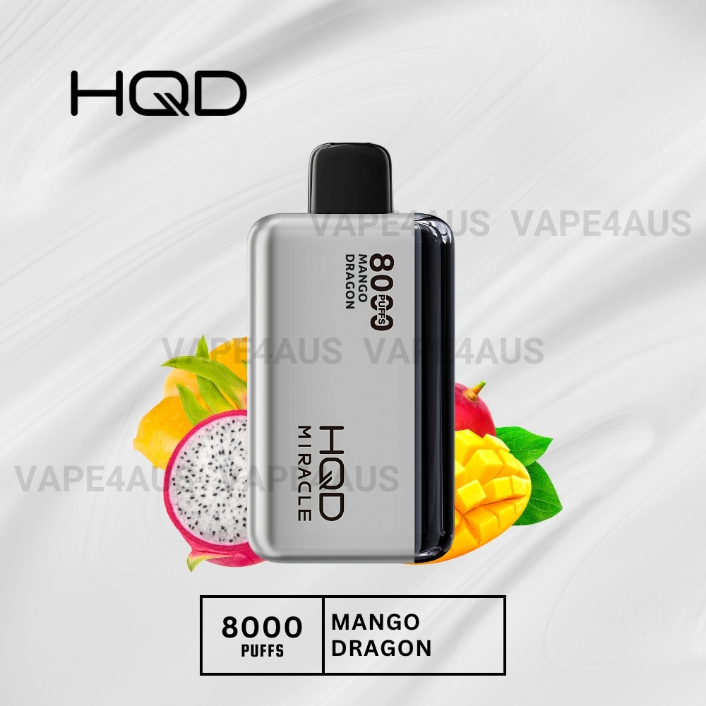 HQD Miracle 8000 Puffs Mango Dragon HQD Miracle 8000 Puffs Mango Dragon