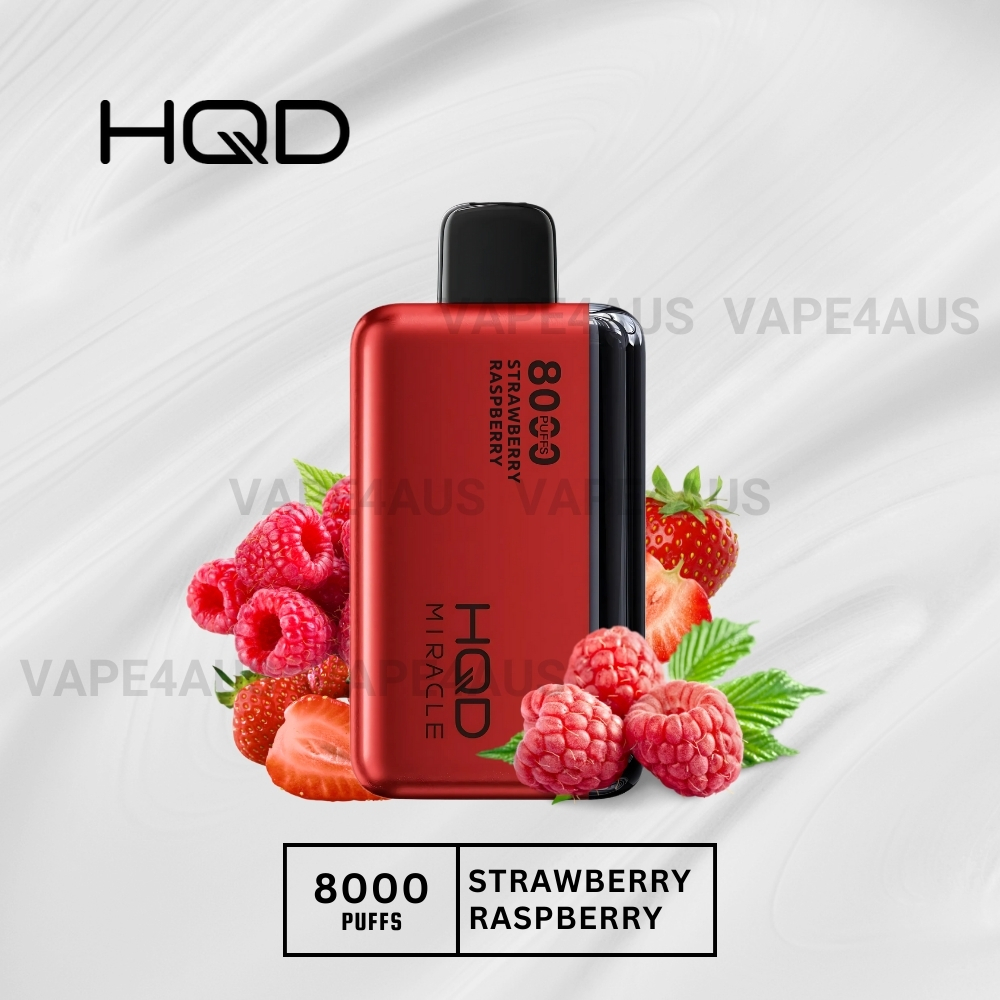 HQD Miracle 8000 Puffs Strawberry Raspberry HQD Miracle 8000 Puffs Strawberry Raspberry