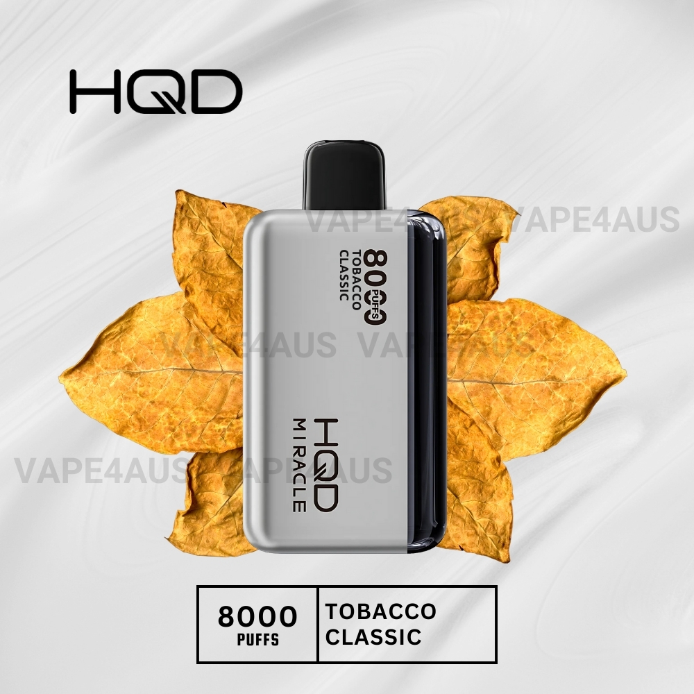 HQD Miracle 8000 Puffs Tobacco Classic HQD Miracle 8000 Puffs Tobacco Classic