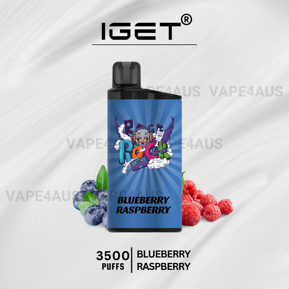 IGET Bar 3500 Puffs Blueberry Raspberry IGET Bar 3500 Puffs Blueberry Raspberry