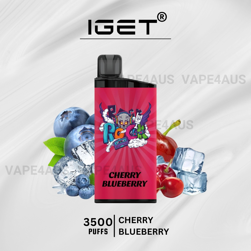 IGET Bar 3500 Puffs Cherry Blueberry IGET Bar 3500 Puffs Cherry Blueberry