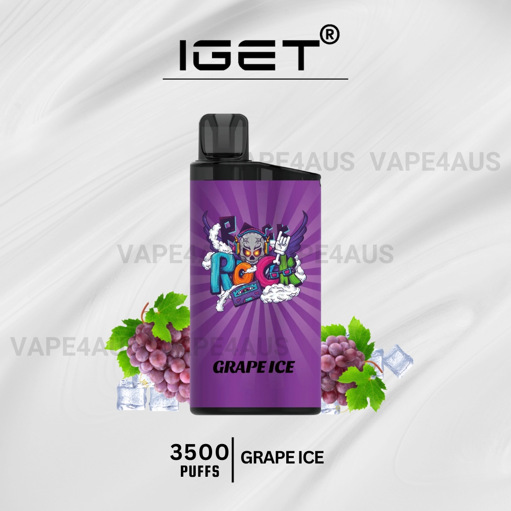 IGET Bar 3500 Puffs Grape Ice IGET Bar 3500 Puffs Grape Ice