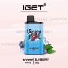 IGET Bar Pro 10000 Puffs Blueberry Ice 1 IGET Bar Pro 10000 Puffs Blueberry Ice
