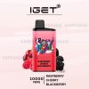 IGET Bar Pro 10000 Puffs Raspberry Cherry Blackberry 1 IGET Bar Pro 10000 Puffs Raspberry Cherry Blackberry