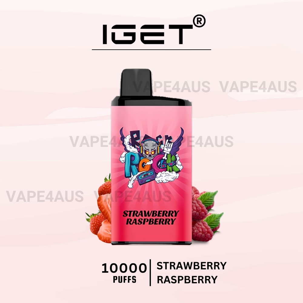 IGET Bar Pro 10000 Puffs Strawberry Raspberry