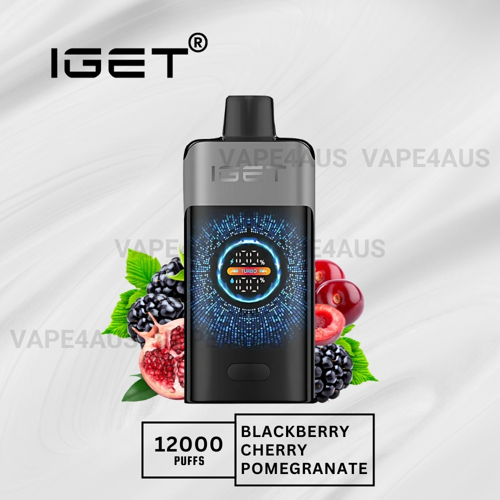 Iget One 12000 Puffs Blackberry Cherry Pomegranate IGET One 12000 Puffs Blackberry Cherry Pomegranate