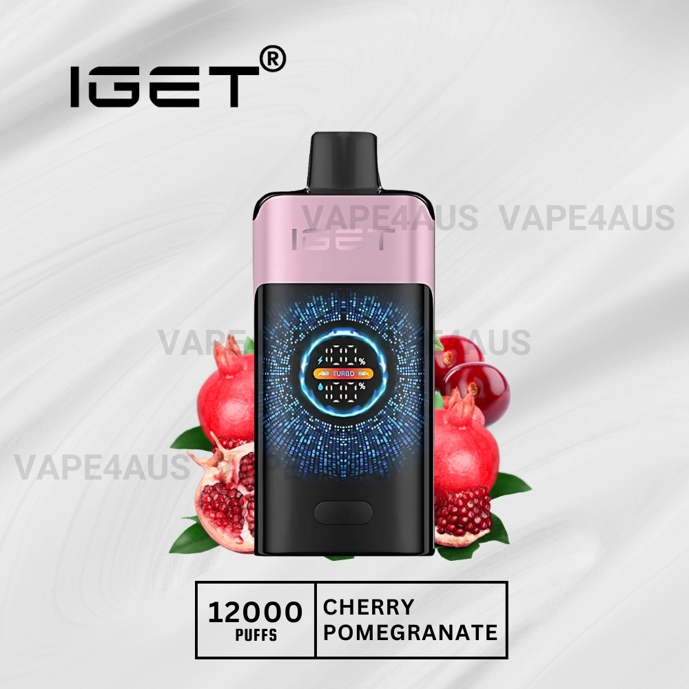 Iget One 12000 Puffs Cherry Pomegranate IGET One 12000 Puffs Cherry Pomegranate