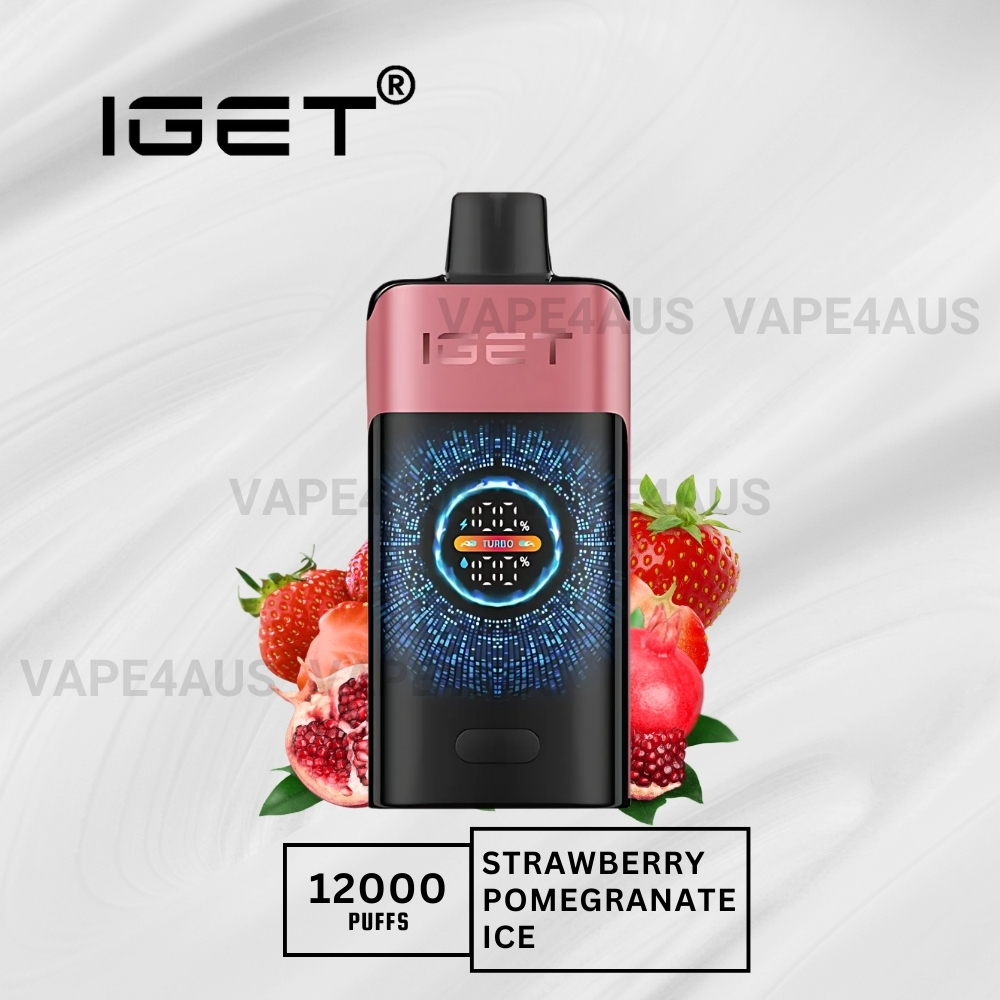 Iget One 12000 Puffs Strawberry Pomegranate Ice Iget One 12000 Puffs Strawberry Pomegranate Ice