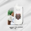 KUZ Lux 9000 Puffs Cool Coconut Ice 1 KUZ Lux 9000 Puffs Cool Coconut Ice