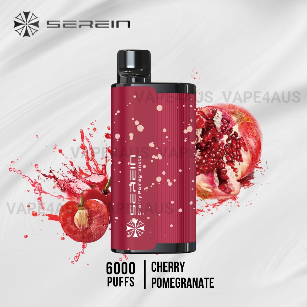 SEREIN Hunter 6000 Puffs Cherry Pomegranate SEREIN Hunter 6000 Puffs Cherry Pomegranate