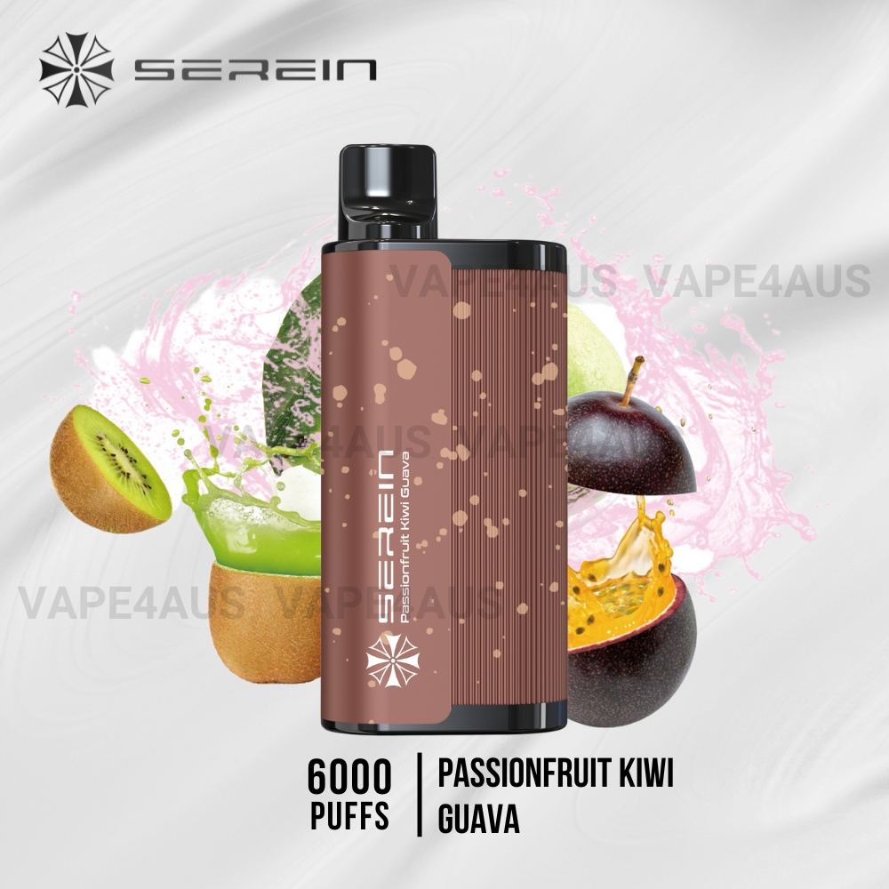 SEREIN Hunter 6000 Puffs Passionfruit Kiwi Guava SEREIN Hunter 6000 Puffs Passionfruit Kiwi Guava