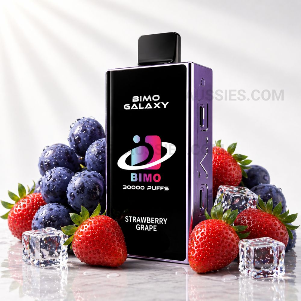 BIMO Galaxy 30000 Puffs Strawberry Grape