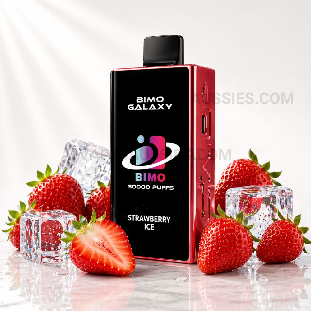 BIMO Galaxy 30000 Puffs Strawberry Ice