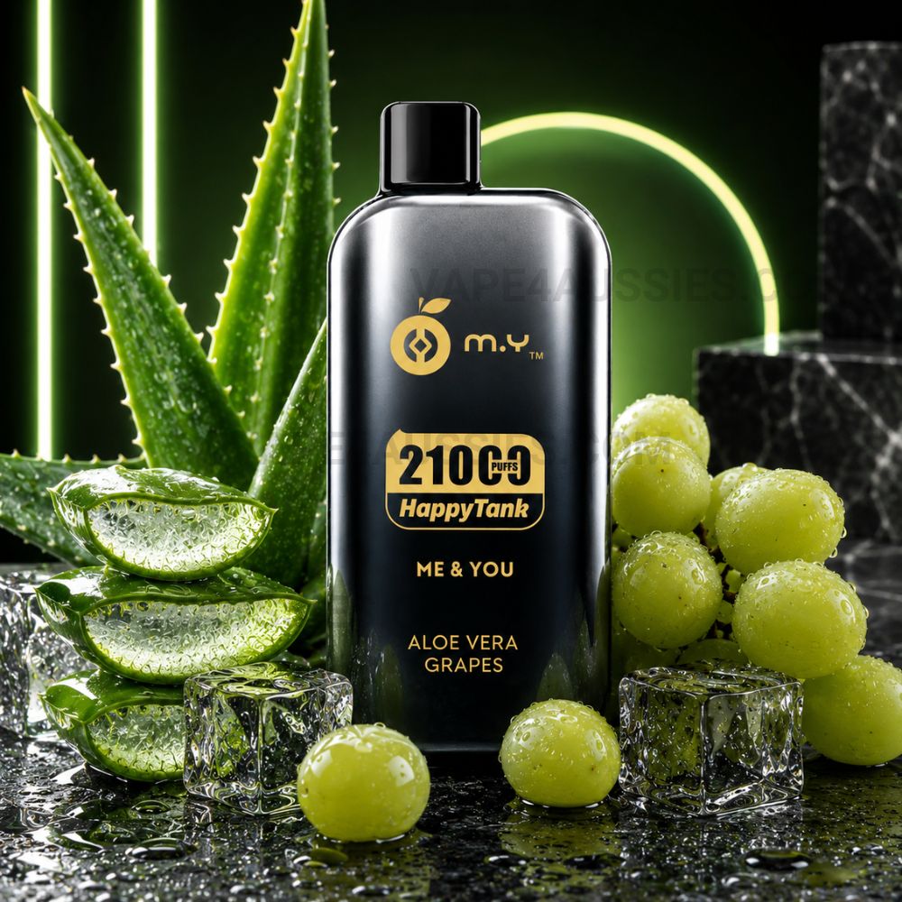 HappyTank 21000 Puffs Aloe Vera Grapes