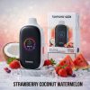 TOMORO Max 15000 Puffs Strawberry Coconut Watermelon 1 TOMORO Max 15000 Puffs Strawberry Coconut Watermelon