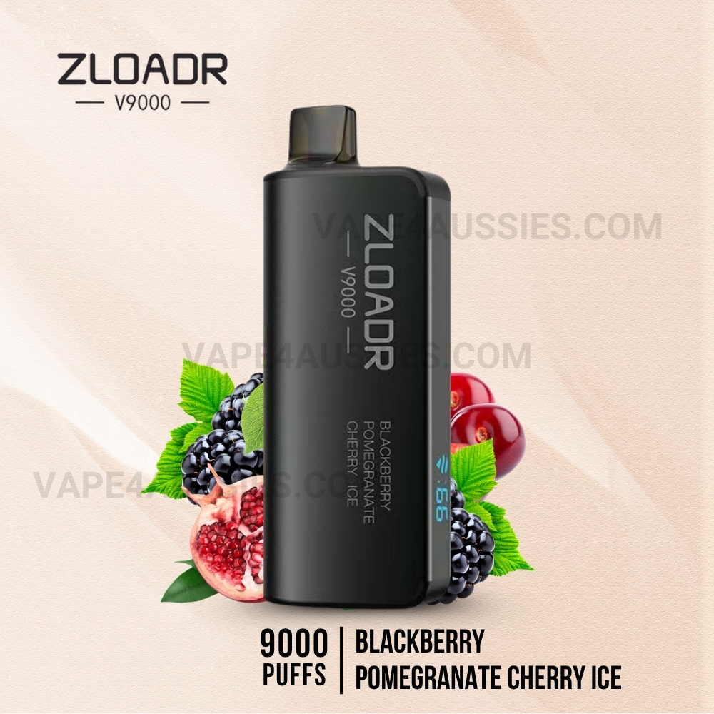 ZLOADR V9000 Blackberry Pomegranate Cherry Ice ZLOADR V9000 Blackberry Pomegranate Cherry Ice
