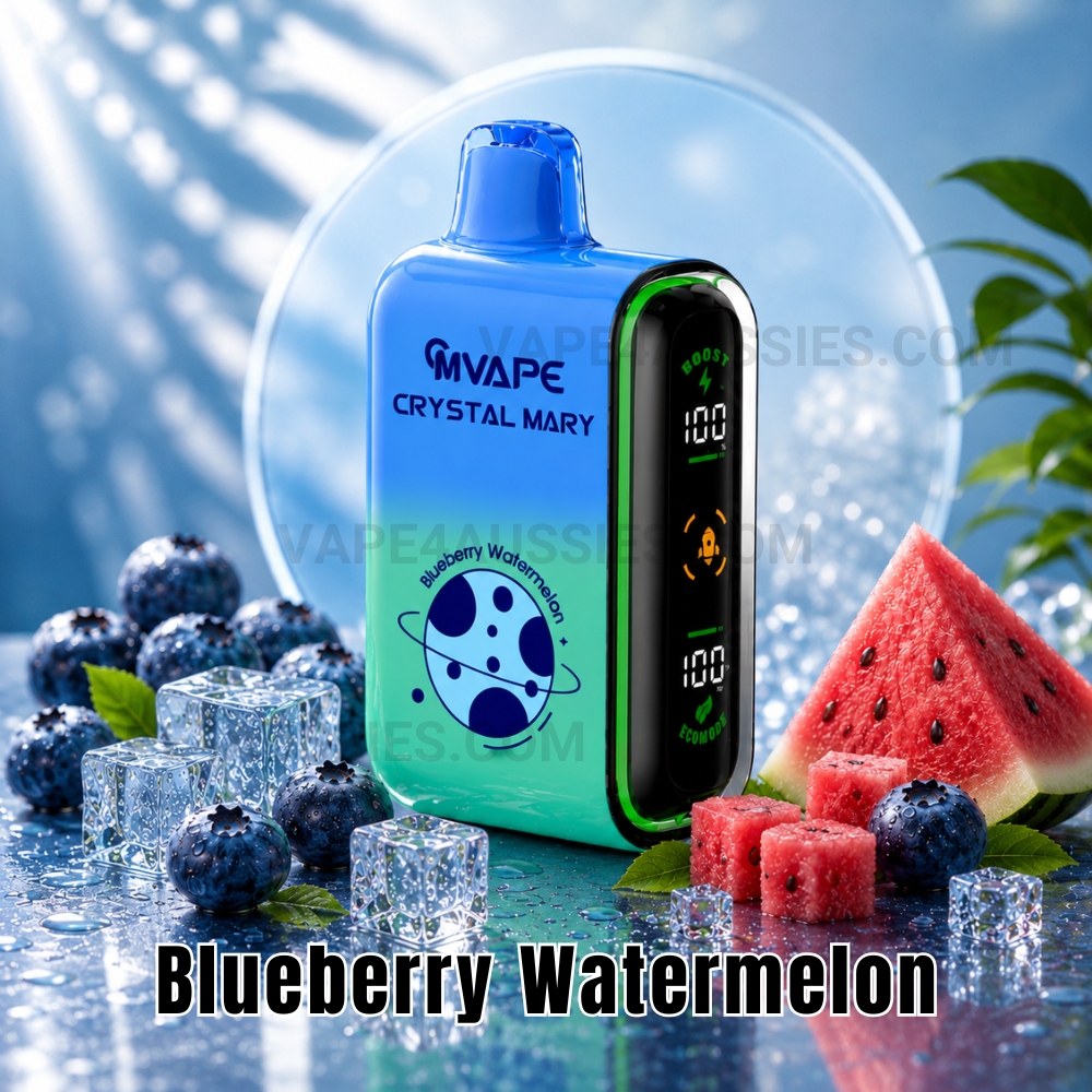 Crystal Mary Pulse 20000 Puffs Blueberry Watermelon Crystal Mary Pulse 20000 Puffs Blueberry Watermelon