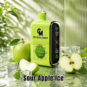 Crystal Mary Pulse 20000 Puffs Sour Apple Ice