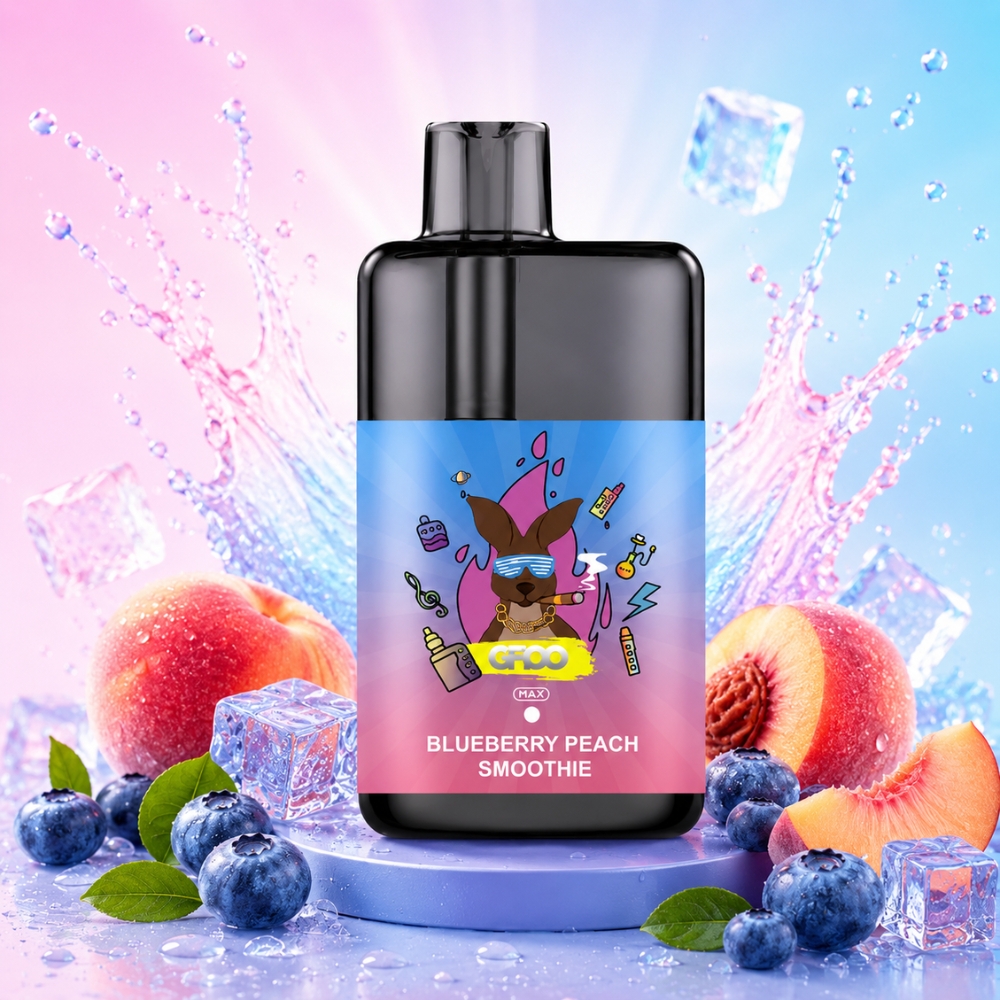 GROO Max 10000 Puffs Blueberry Peach Smoothie GROO Max 10000 Puffs Blueberry Peach Smoothie