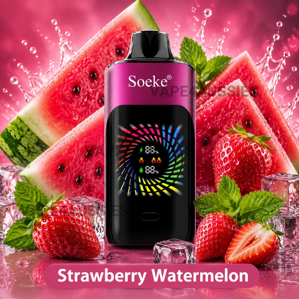 SOEKE S9 28000 Puffs Strawberry Watermelon